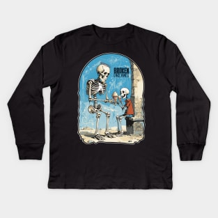 Bone Support. Kids Long Sleeve T-Shirt